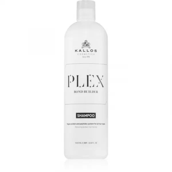 Kallos Plex Shampoo regeneračný šampón pre poškodené, chemicky ošetrené vlasy 1000 ml
