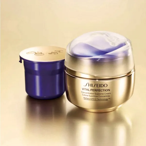Shiseido Vital Perfection Concentrated Supreme Cream posilňujúci krém na redukciu vrások 50 ml