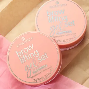essence Brow Lifting Gel Set fixačný gél na obočie s kefkou 12 g
