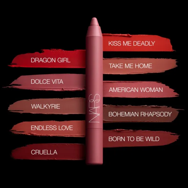 NARS POWERMATTE HIGH-INTENSITY LIP PENCIL dlhotrvajúca ceruzka na pery s matným efektom odtieň WALKYRIE 2,4 g