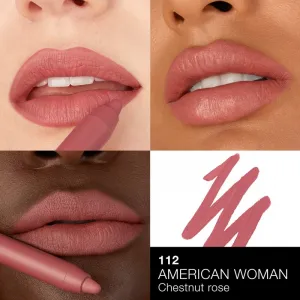 NARS POWERMATTE HIGH-INTENSITY LIP PENCIL dlhotrvajúca ceruzka na pery s matným efektom odtieň AMERICAN WOMAN 2,4 g