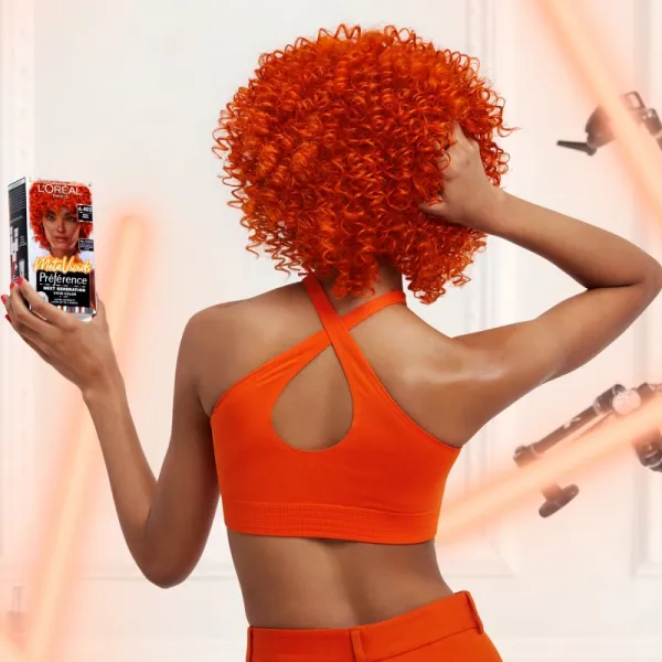 L’Oréal Paris Préférence Meta Vivids semi-permanentná farba odtieň 6.403 Meta Coral 1 ks