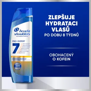 Head & Shoulders Pro-Expert 7 Hair Fall Defense šampón proti lupinám a vypadávaniu vlasov s kofeínom 250 ml