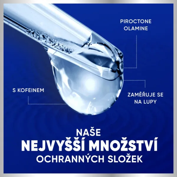 Head & Shoulders Pro-Expert 7 Hair Fall Defense šampón proti lupinám a vypadávaniu vlasov s kofeínom 250 ml