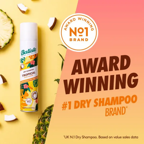 Batiste Tropical osviežujúci suchý šampón 200 ml
