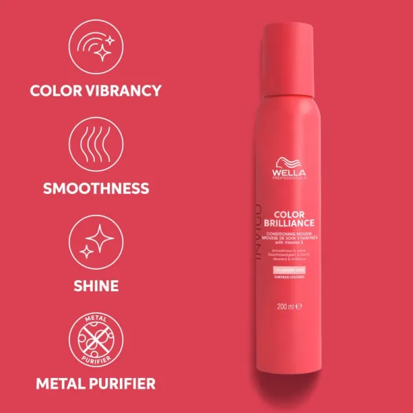 Wella Professionals Invigo Color Brilliance pena na vlasy na ochranu farby 200 ml