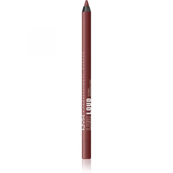 NYX Professional Makeup Line Loud Vegan kontúrovacia ceruzka na pery s matným efektom odtieň 32 - Sassy 1,2 g