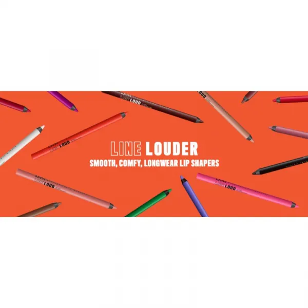 NYX Professional Makeup Line Loud Vegan kontúrovacia ceruzka na pery s matným efektom odtieň 34 - Make A Statement 1,2 g