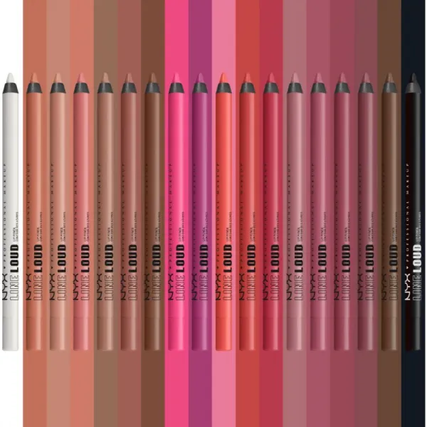 NYX Professional Makeup Line Loud Vegan kontúrovacia ceruzka na pery s matným efektom odtieň 34 - Make A Statement 1,2 g