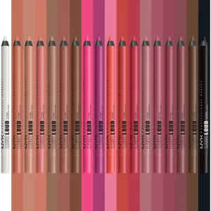 NYX Professional Makeup Line Loud Vegan kontúrovacia ceruzka na pery s matným efektom odtieň 34 - Make A Statement 1,2 g