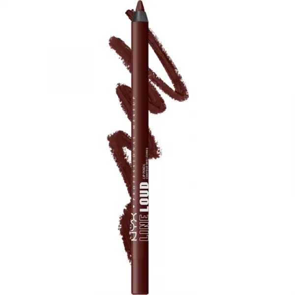 NYX Professional Makeup Line Loud Vegan kontúrovacia ceruzka na pery s matným efektom odtieň 34 - Make A Statement 1,2 g