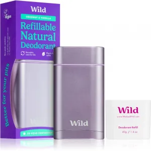 Wild Coconut & Vanilla Purple Case tuhý dezodorant s puzdrom 40 g