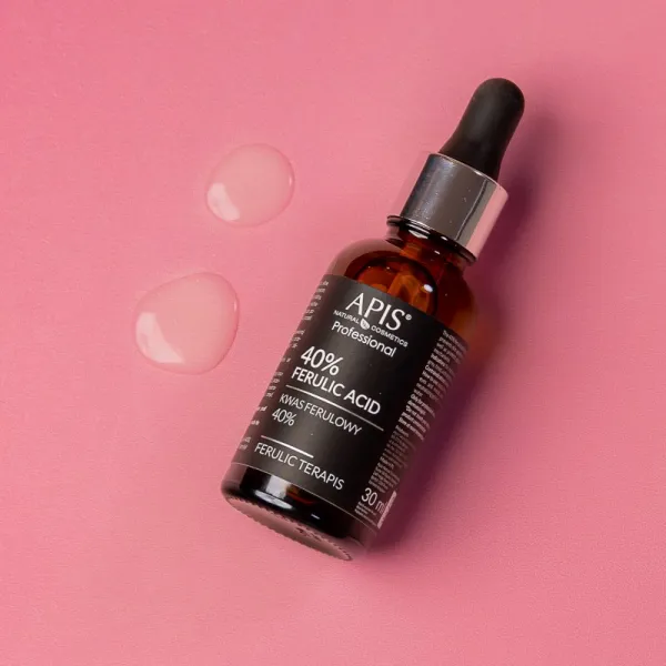 Apis Natural Cosmetics Professional 40% Ferulic Acid vyhladzujúce exfoliačné sérum 30 ml