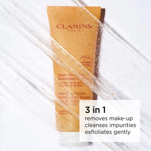 Clarins One Step Gentle Exfoliating Cleanser jemný exfoliačný gél pre všetky typy pleti 125 ml