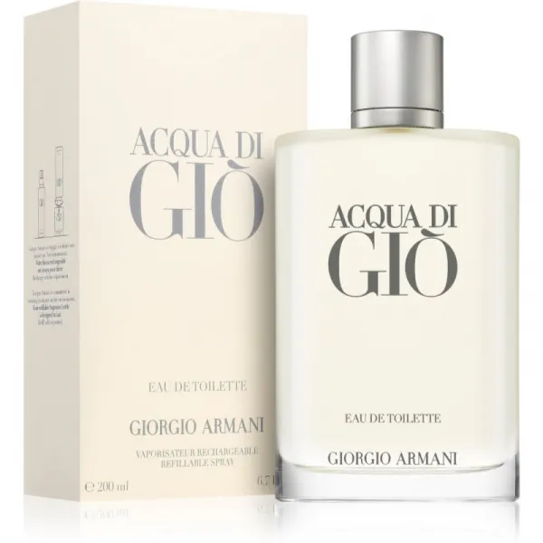Armani Acqua di Giò toaletná voda plniteľná pre mužov 200 ml