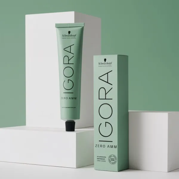 Schwarzkopf Professional IGORA ZERO AMM permanentná farba na vlasy bez amoniaku odtieň 60 ml