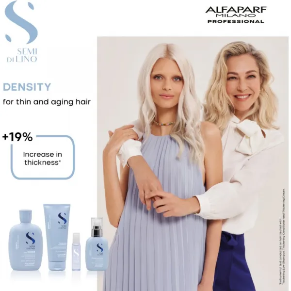 Alfaparf Milano Semi di Lino Density zhusťujúci šampón pre jemné vlasy 250 ml