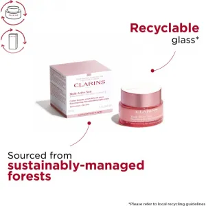 Clarins Multi-Active Night Cream Dry Skin obnovujúci nočný krém pre suchú pokožku 50 ml