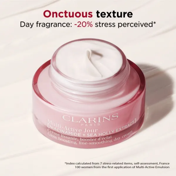 Clarins Multi-Active Day Cream All Skin Types vyhladzujúci a rozjasňujúci krém pre všetky typy pleti 50 ml