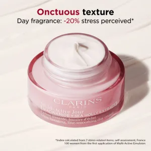 Clarins Multi-Active Day Cream All Skin Types vyhladzujúci a rozjasňujúci krém pre všetky typy pleti 50 ml