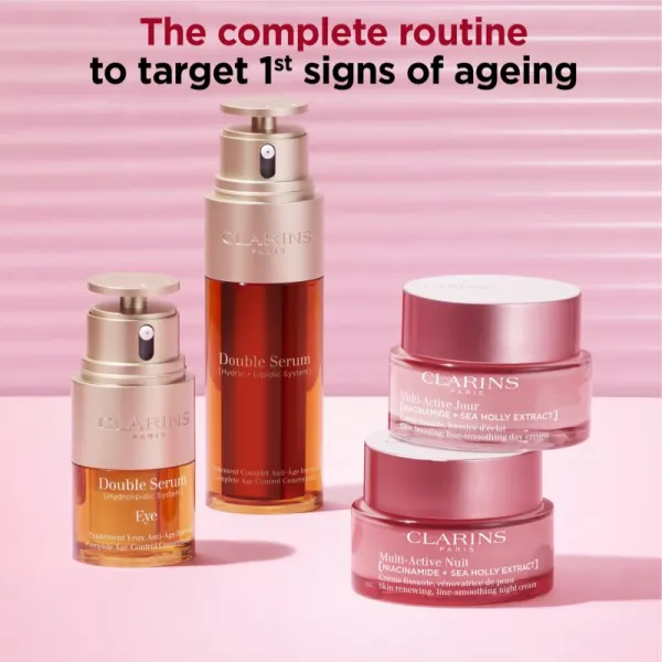 Clarins Multi-Active Day Cream All Skin Types vyhladzujúci a rozjasňujúci krém pre všetky typy pleti 50 ml