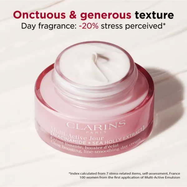 Clarins Multi-Active Day Cream Dry Skin vyhladzujúci a rozjasňujúci krém pre suchú pleť 50 ml