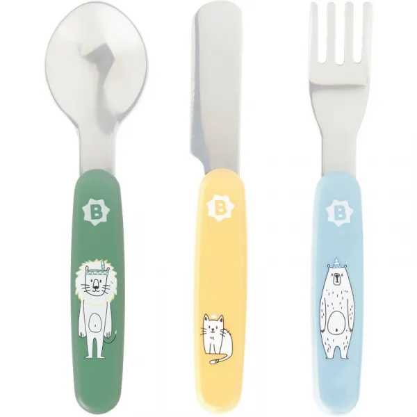 Badabulle Cutlery príbor 12 m+ 3 ks