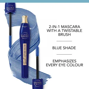 Bourjois Twist Up The Volume riasenka pre objem s kefkou 2 v 1 odtieň 03 Ultra Blue 8 ml