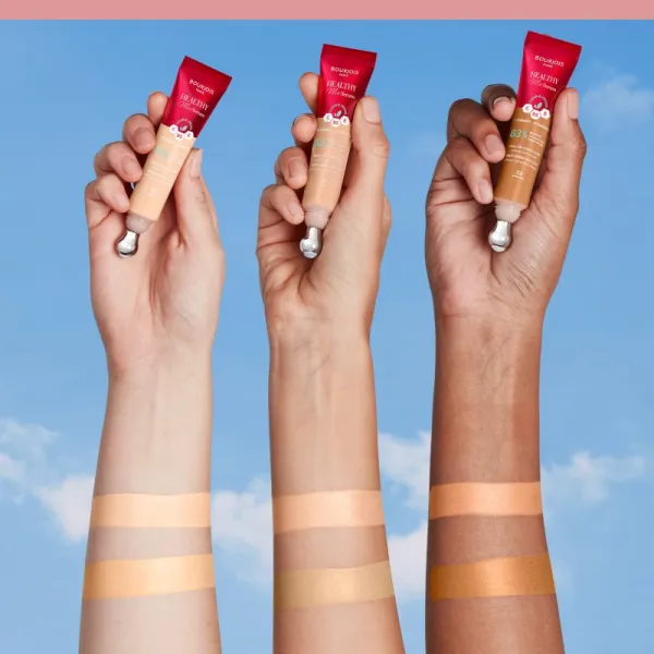 Bourjois Healthy Mix Serum hydratačný korektor na tvár a očné okolie odtieň 51 Light Vanilla 13 ml