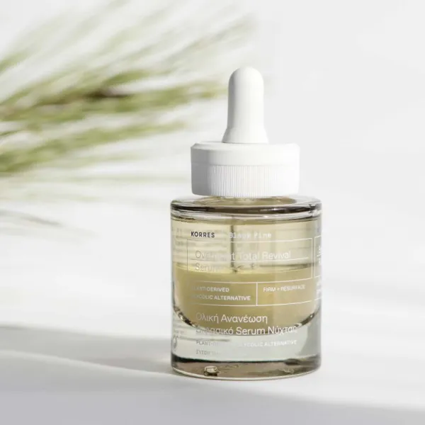 Korres Black Pine dvojfázové omladzujúce sérum na noc 30 ml