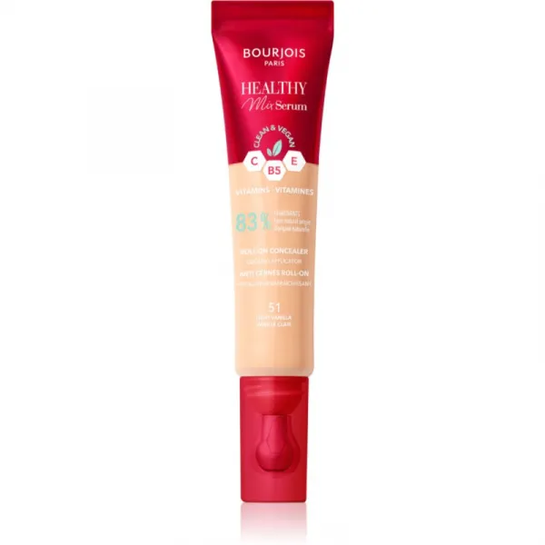 Bourjois Healthy Mix Serum hydratačný korektor na tvár a očné okolie odtieň 51 Light Vanilla 13 ml