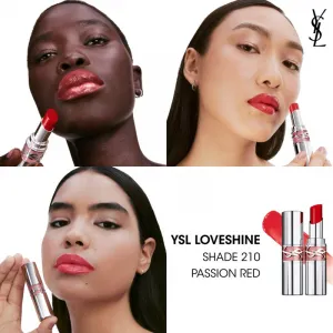 Yves Saint Laurent Loveshine Lipstick hydratačný lesklý rúž pre ženy 210 Passion Red 3,2 g