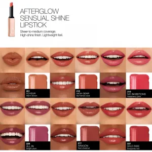 NARS Afterglow Sensual Shine Lipstick hydratačný lesklý rúž odtieň ARAGON 1.5 g