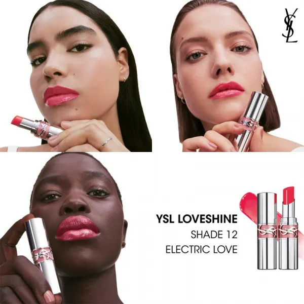 Yves Saint Laurent Loveshine Lipstick hydratačný lesklý rúž pre ženy 12 Electric Love 3.2 g