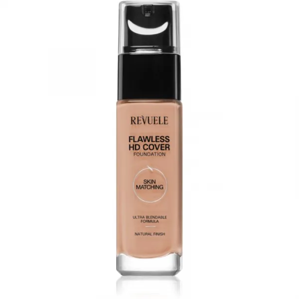 Revuele Flawless HD Cover Foundation ľahký make-up pre dokonalý vzhľad odtieň 02 Vanilla 33 ml