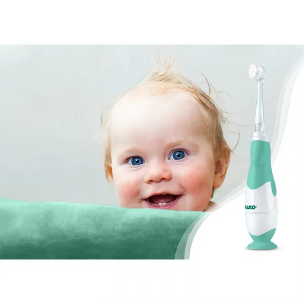 NENO - Kefka detská elektrická pre deti Denti - zelená 3m+