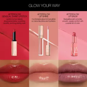 NARS Afterglow Sensual Shine Lipstick hydratačný lesklý rúž odtieň DEVOTION 1.5 g