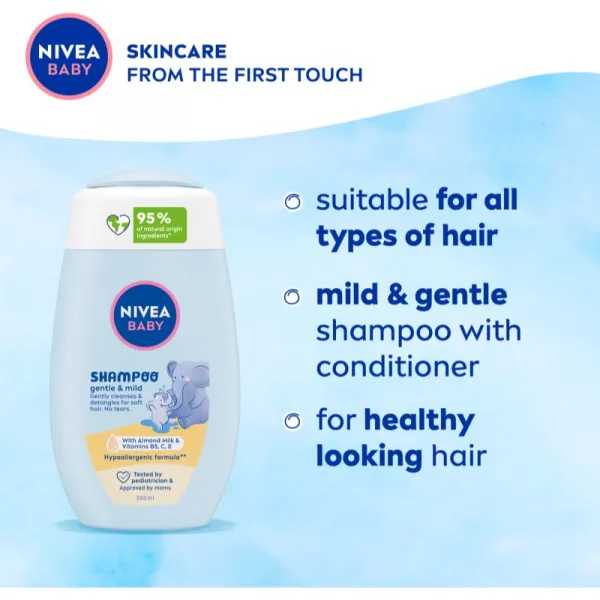 Nivea Baby Jemný šampón 200 ml