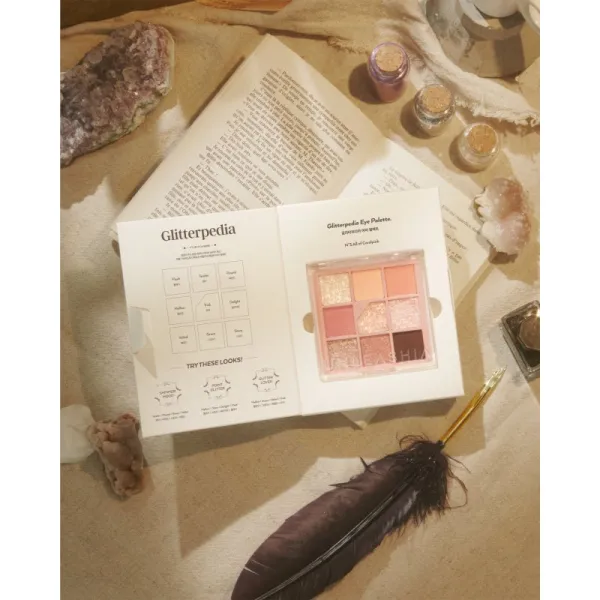 Unleashia Glitterpedia Eye Palette paletka očných tieňov odtieň No.3 All of Coral Pink 6.2 g