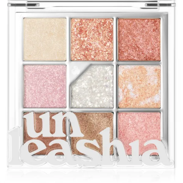 Unleashia Glitterpedia Eye Palette paletka očných tieňov odtieň No.1 All Of Glitter 6.2 g