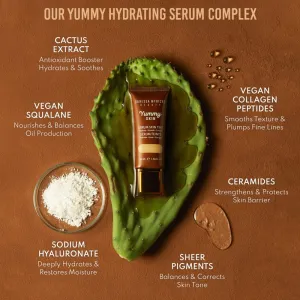 Danessa Myricks Beauty Yummy Skin Serum Skin Tint hydratačný make-up s vyhladzujúcim účinkom odtieň 4 - Light Skin With Neutral Undertones 45 ml