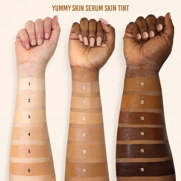 Danessa Myricks Beauty Yummy Skin Serum Skin Tint hydratačný make-up s vyhladzujúcim účinkom odtieň 4 - Light Skin With Neutral Undertones 45 ml