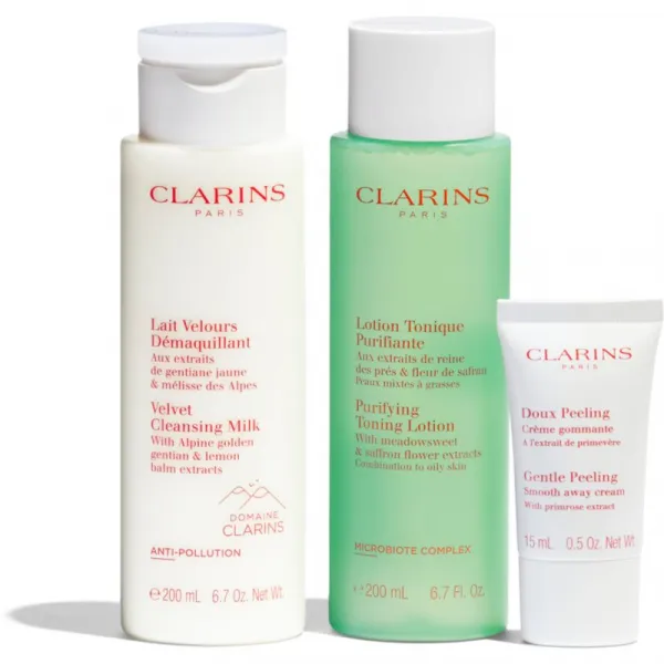Clarins Cleansing Essentials Combination Skin darčeková sada pre zmiešanú pokožku