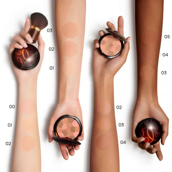 GUERLAIN Terracotta Light bronzujúci rozjasňujúci púder náhradná náplň odtieň 04 Deep Cool 10 g