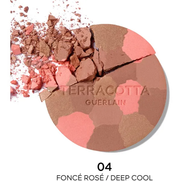 GUERLAIN Terracotta Light bronzujúci rozjasňujúci púder náhradná náplň odtieň 04 Deep Cool 10 g