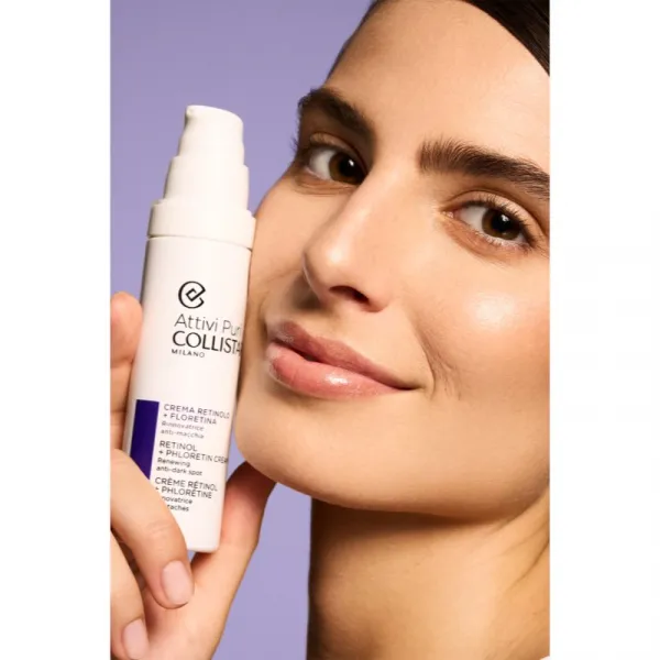 Collistar Attivi Puri Retinol + Phloretin aktívny nočný krém k redukcii pigmentových škvŕn s retinolom 50 ml