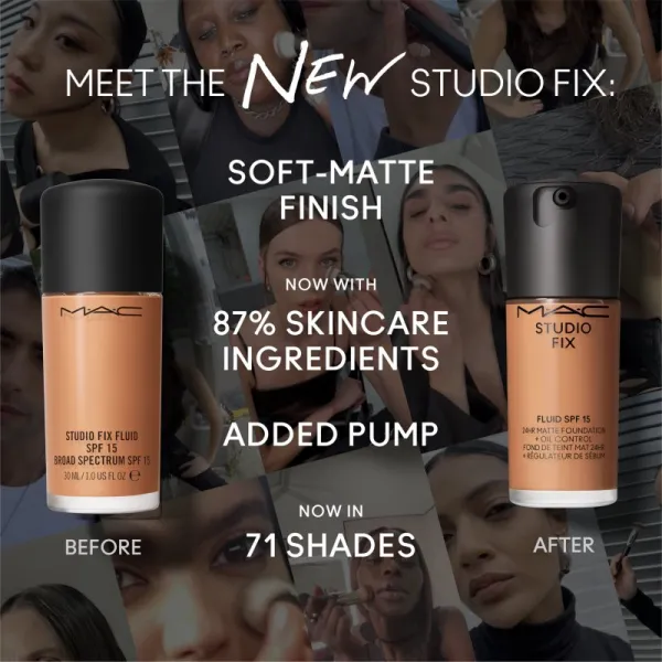 MAC Cosmetics Studio Fix Fluid SPF 15 24HR Matte Foundation + Oil Control zmatňujúci make-up SPF 15 odtieň C8 30 ml