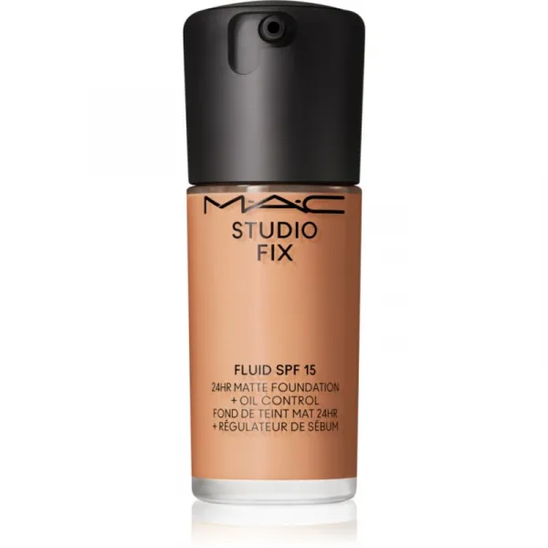 MAC Cosmetics Studio Fix Fluid SPF 15 24HR Matte Foundation + Oil Control zmatňujúci make-up SPF 15 odtieň NC44 30 ml