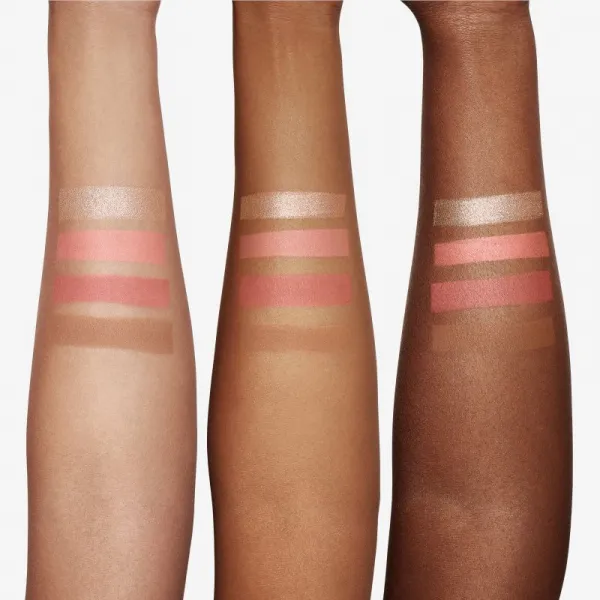Smashbox Halo Sculpt + Glow Face Palette paletka rozjasňovačov a líceniek odtieň Back to Cali 15,7 g