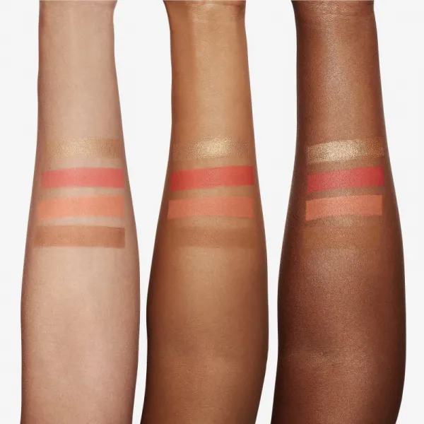 Smashbox Halo Sculpt + Glow Face Palette paletka rozjasňovačov a líceniek odtieň Coral Saturation 15,7 g
